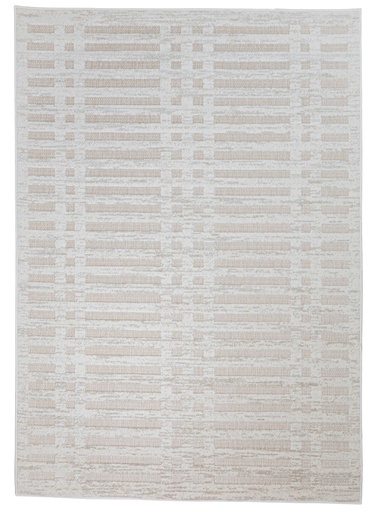 [12932] BELINA U6054 BEIGE MARFIL 300*400 TAPETE PARA EXTERIOR - LN26