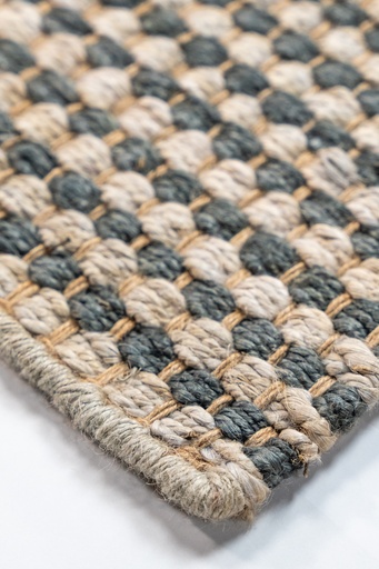 [11825] GANGES D2039 CREMA GRIS 60*90 TAPETE - LN26