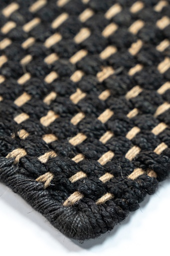 [11836] GANGES D2041 NEGRO 60*90 TAPETE - LN26