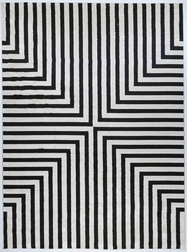 [11328] OPTIKA T9048 CREMA NEGRO 240*330 TAPETE - LN  - consultar disponibilidad quedan pocos