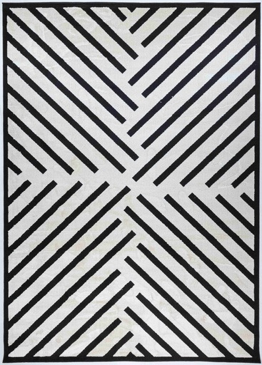 [11340] OPTIKA T9050 CREMA NEGRO 60*90 TAPETE - LN26