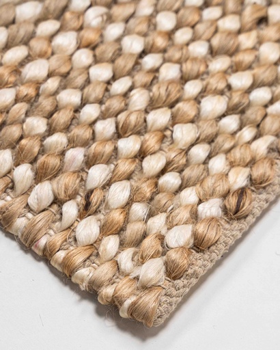 [12037] SATARA N8025 MARFIL JUTE 240*330 TAPETE - LN26