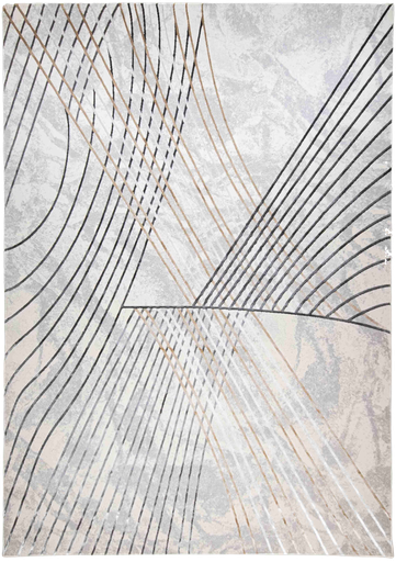 [11220] FATIMA T2326 GRIS CREMA 60x90cm TAPETE - LN26