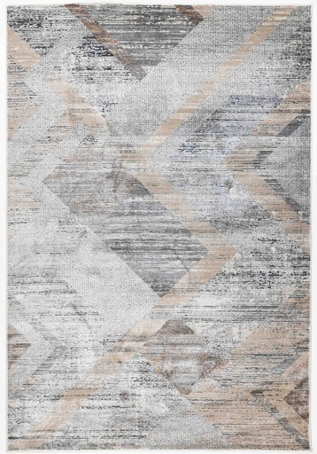 [8579] HADIM T2153 GRIS CREMA 240x330cm TAPETE - LN
