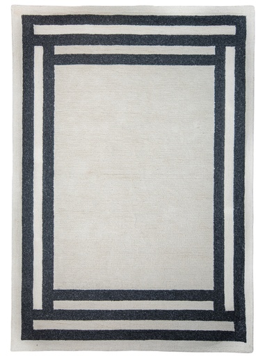 [11772] KALI D2029 CREMA GRAFITO 240x330cm TAPETE PARA EXTERIOR - LN26  - Quedan pocos