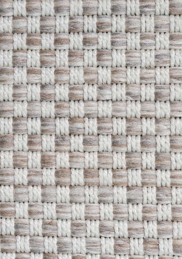 [13026] NUBIA E1008 BEIGE/ CAFÉ 300 DIA TAPETE PARA EXTERIOR - LN