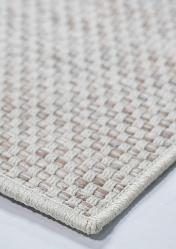 [13052] NUBIA E1008 BEIGE/ CAFÉ 80*240 TAPETE PARA EXTERIOR - LN