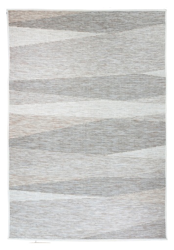 [13027] NUBIA E1009 BEIGE/ CAFÉ 200*290 TAPETE PARA EXTERIOR - LN25