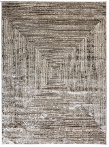 [12561] RIENZ U7030 BEIGE PLATA 60x90cm TAPETE - LN26