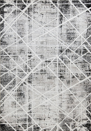 [12352] SESIA R1003 GRIS GRIS NEGRO 300x400cm TAPETE - LN26  