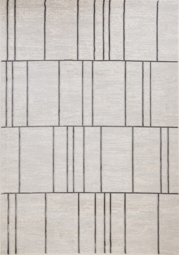 [12297] VELEKA U6039 CREMA ORO GRIS 240x330cm TAPETE - LN
