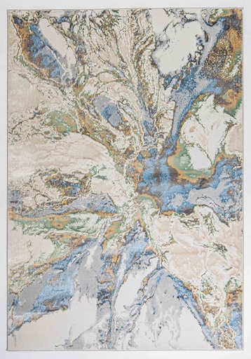 [9177] ZARIA T2185 GRIS CREMA 160*230 TAPETE - LN25