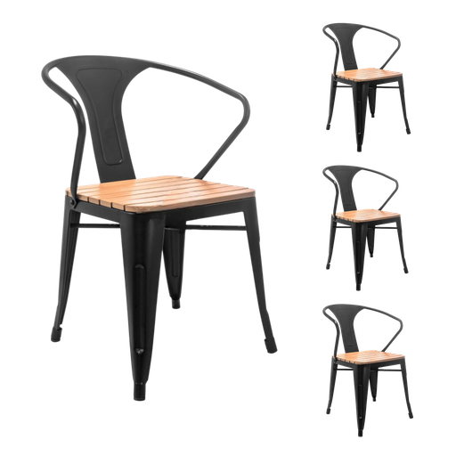 TOLIX SILLA REPLICA MODENA SET 4 - MC