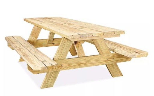 UNO MESA DE PICNIC rustica - NE