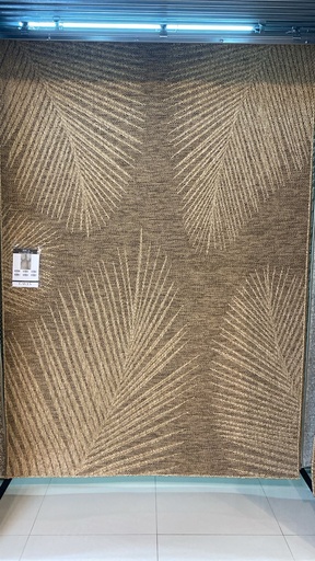 [13569] BIGA R3002 BEIGE CAFÉ 200*290 TAPETE PARA EXTERIOR - LN26