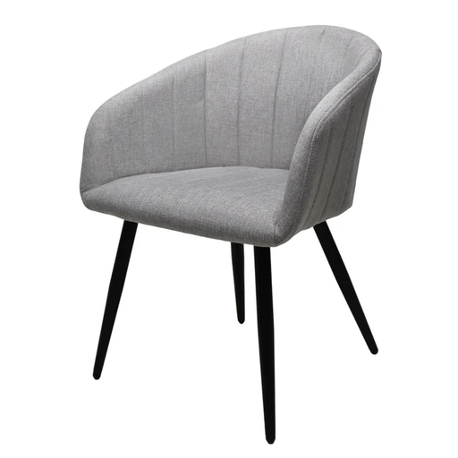 [SILL0903737 PLATA] BURGOS set 2 SILLAS GRIS PLATA - JM26.