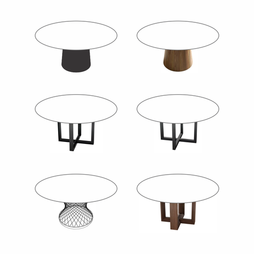 PIEDRA CIRCULAR 160cm MESA DE COMEDOR - MG25
