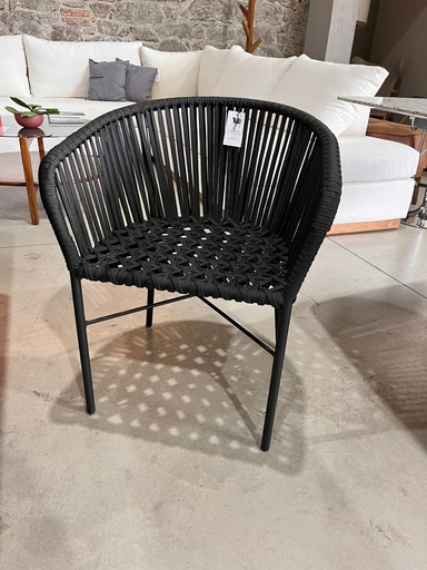 PUNTA MITA DIAMANTE SILLA TEJIDA PARA EXTERIOR - X23 *pieza única