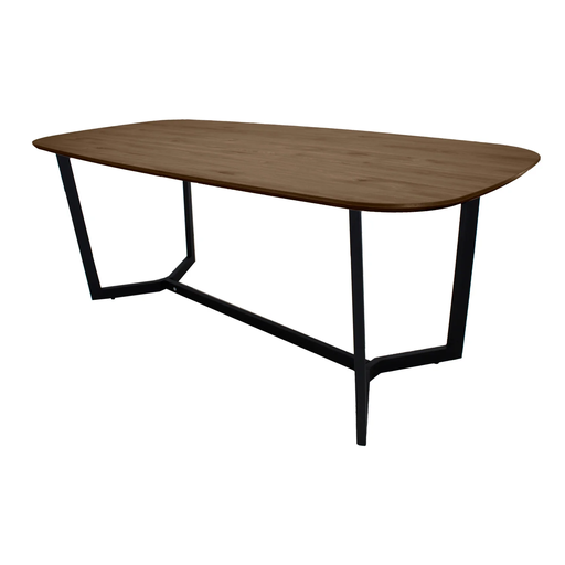 AMALFI MESA DE COMEDOR RECTANGULAR 180x90 TONO NOGAL - JM26  *Quedan pocos