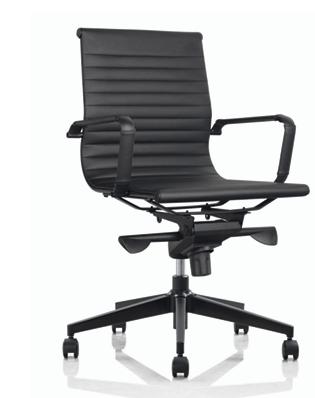 EAMES SILLA OFICINA RB REPLICA CADIZ NEGRA/NEGRA - MO26