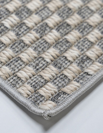 [13596] MANYAS R3008 GRIS BEIGE 60*90 TAPETE PARA EXTERIOR - LN26