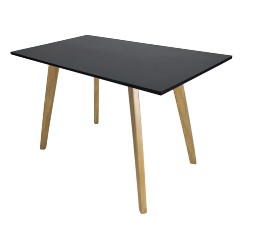 FRANK MESA DE COMEDOR RECTANGULAR 120x70 negro - JM26 *Quedan pocos 