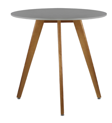 FRANK MESA DE COMEDOR CIRCULAR 80 GRIS - JM26  - Quedan pocos